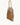 BOLSO DE HOMBRO FIBRA NATURAL, CIERRE SACO, COLOR TOSTADO