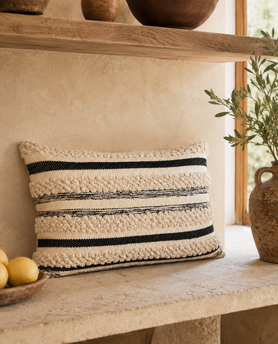 COTTON CUSHION COVER, 40X60 CM