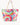 BOLSO PLAYA LONA PLASTIFICADA, CON CREMALLERA