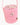 GIRL'S CUBE CROSSBODY BAG, NATURAL FIBER, DRAWSTRING CLOSURE, PINK