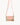 GIRL'S NATURAL FIBER BAG, WITH FLAP, PINK