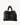 TOTE DE NYLON METALIZADO COLOR NEGRO