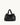 TOTE PEQUEÑO DE NYLON METALIZADO COLOR NEGRO