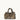TOTE PEQUEÑO DE NYLON METALIZADO COLOR KAKI