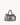 TOTE PEQUEÑO DE NYLON METALIZADO COLOR PLATA