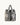 MOCHILA DE NYLON METALIZADO COLOR PLATA