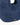 BOLSO DE MANO, CON CREMALLERA, COLOR AZUL