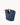 BOLSO DE MANO, CON CREMALLERA, COLOR AZUL