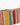 JUTE PURSE WITH SHOULDER STRAP AND MULTICOLORED ZIPPER