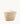 WHITE PALM BASKET, ESparto Handles, Unlined
