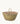 ROUND ESPARTO LOG BASKET, SACK LINING