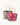 SET TWO NATURAL RAFFIA BASKETS, DRAWSTRING CLOSURE, ASSORTED COLORS