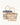 SET OF TWO NATURAL ES PARTO AND RAFFIA BASKETS, SACK CLOSURE, ASSORTED COLORS