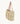 NATURAL PALM BASKET LEATHER HANDLES