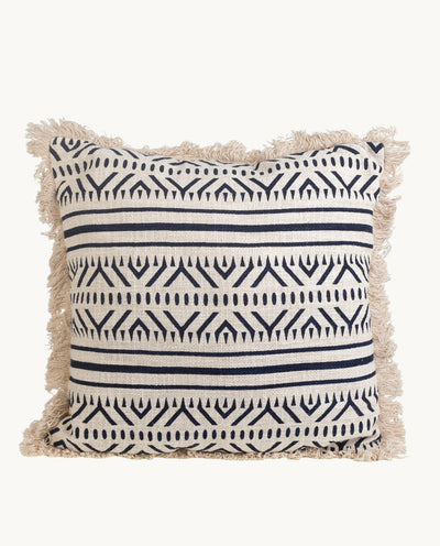 FUNDA COJIN CANVAS, CON RELLENO, 45X45 CM