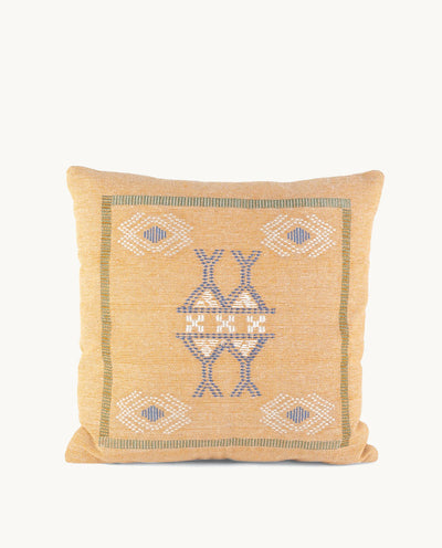 FUNDA COJÍN ALGODÓN, CON RELLENO, 45X45 CM