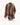 PONCHO DE CUADROS EN MEZCLA DE LANA COLOR CAMEL