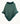 PONCHO DE PUNTO CON PELO COLOR VERDE
