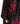 PONCHO DE CUADROS EN MEZCLA DE LANA COLOR ROJO