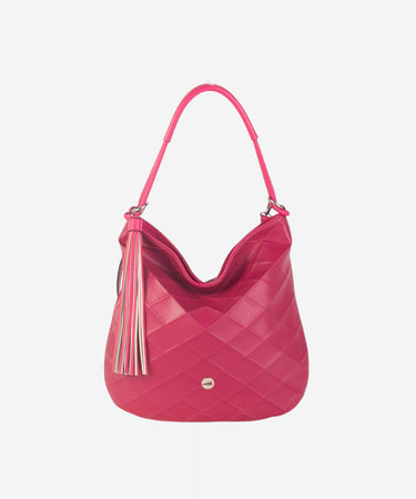 URBAN MENSA HOBO P.U. PIEL FUCSIA