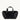 BOLSO DE MANO DE PIEL SINTÉTICA URBAN BELCANTO COLOR NEGRO