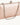CLUTCH DE PIEL SINTÉTICA FIESTA OVALO COLOR NUDE