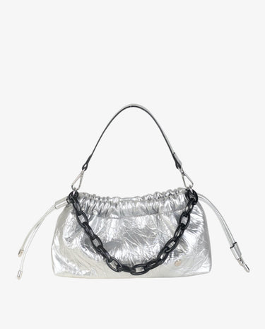 COCKTAIL BUNA BOLSO DE MANO P.U. PIEL PLATA