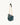 BOLSO DE HOMBRO DE PIEL SINTÉTICA COCTEL ATOMIX COLOR AZUL