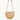 BOLSO DE HOMBRO DE PIEL SINTÉTICA COCTEL ATOMIX COLOR ORO