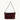 BOLSO DE HOMBRO ANIMAL PRINT DE PIEL SINTÉTICA COCTEL LIDO COLOR BURDEOS