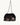 CLUTCH DE FLORES DE TEXTIL COCTEL MERITO COLOR NEGRO