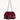CLUTCH DE FLORES DE TEXTIL COCTEL MERITO COLOR GRANATE