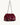 CLUTCH DE FLORES DE TEXTIL COCTEL MERITO COLOR GRANATE